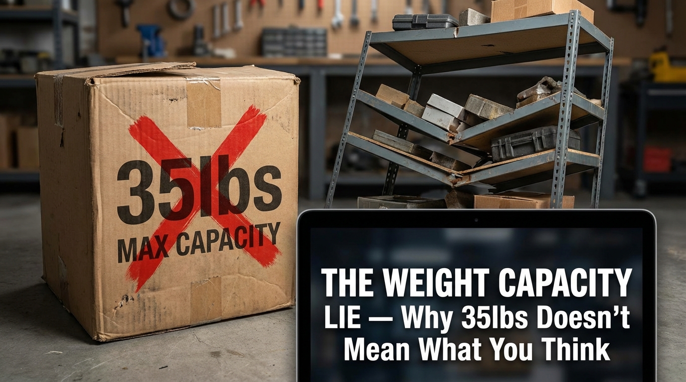 The Weight Capacity Lie — Why 35lbs Doesn't Mean What You Think